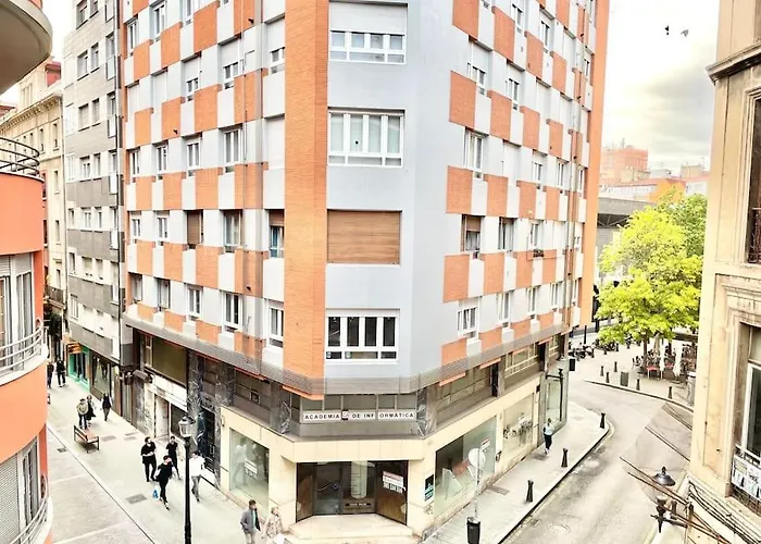 Apto La Muralla Centro - Playa Apartamento Gijón